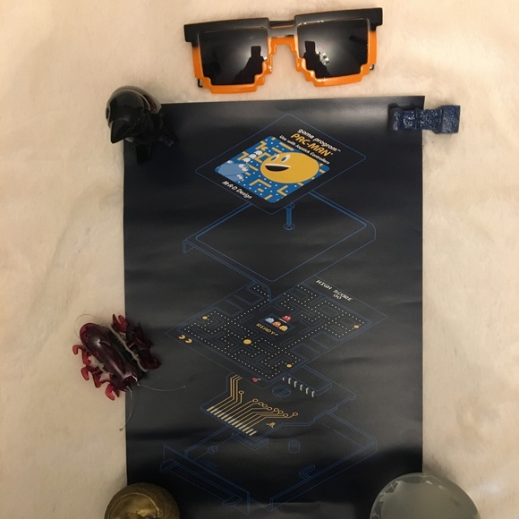 Loot Crate Wall Decor Pacman Poster Lootcrate Collectibles Poshmark